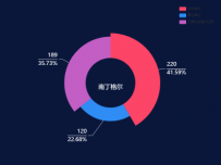 南丁格尔 + 折线上下内容显示 [饼图]