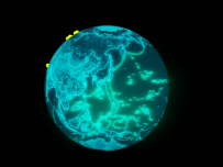 3D地球+扫描特效 [3d地球]