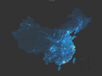 微博签到数据点亮中国 [地理坐标]