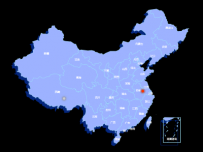 中国地图-标注-轮播显示数据 [地理坐标,地图]