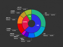 两级分类双饼图 [饼图]