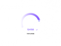 仪表盘-双环效果 [柱状图,仪表盘]